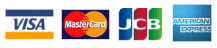 VISA,master card,JCB,AMEX